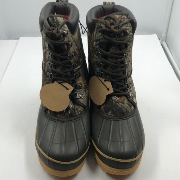 Bottes Magellan Duck II Homme – Taille 9 US, Cuir Gris, Isolées, Imperméables – Neuves Sans Boîte